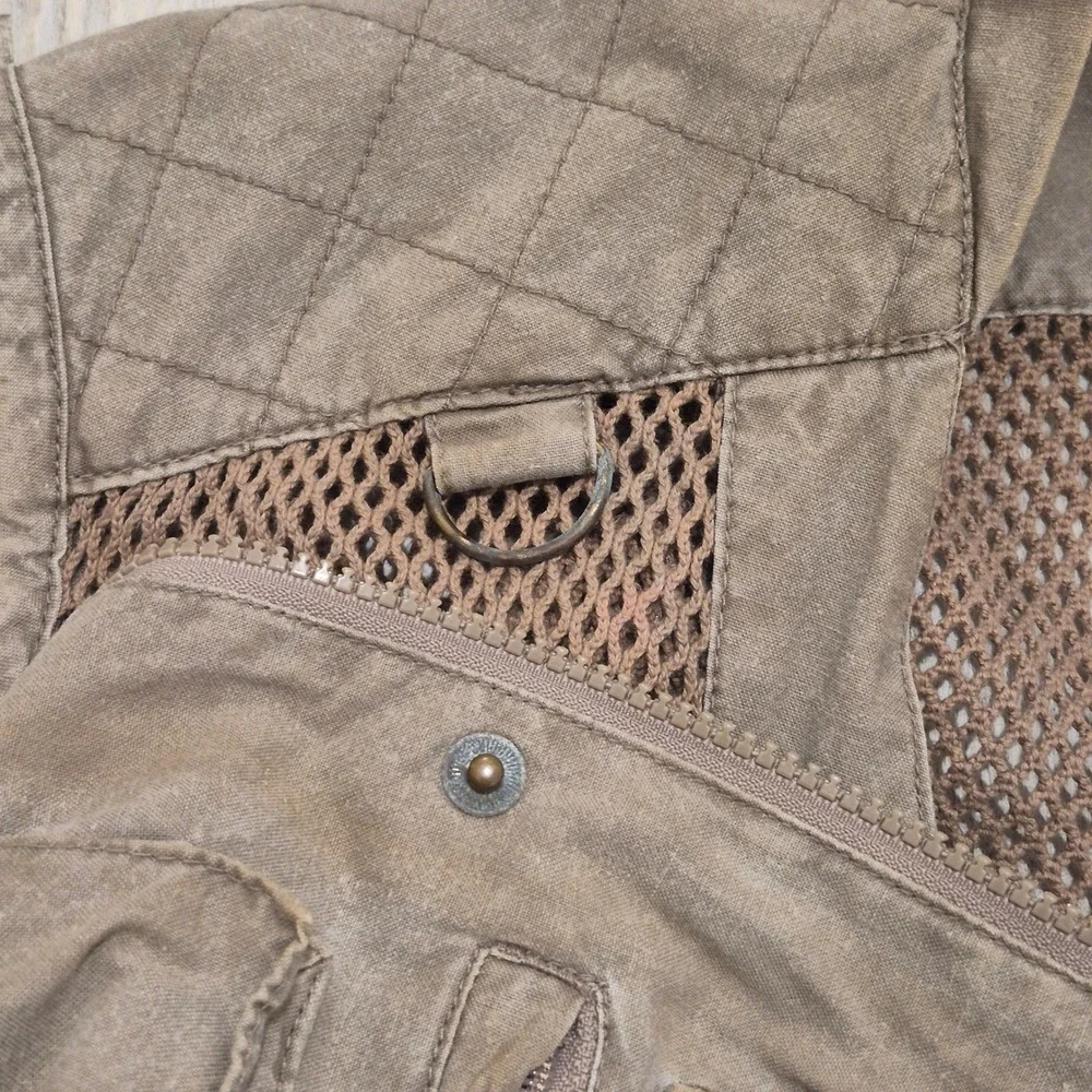 DOMKE PhoTOGS Utility Vest Distressed Gorpcore Mesh Pockets Utilitatrian‎ Size L